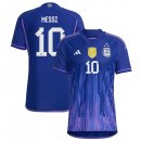 3 Estrellas Tailandia Camiseta Argentina Segunda Equipación Messi 2022/2023