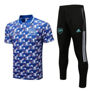 Polo Arsenal Conjunto Completo 2022/2023 Azul