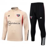 Sudadera De Training Sao Paulo 2023/2024 Amarillo