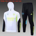 Ninos Sudadera Con Capucha Arsenal 2024 Blanco 2