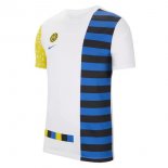 Camiseta Entrenamiento Inter Milan 2021/2022 Blanco Azul Amarillo