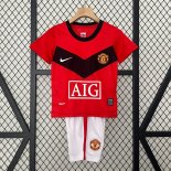 Camiseta Manchester United Primera Equipación Retro Niño 2009 2010