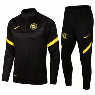 Chandal Chelsea 2021/2022 Negro Amarillo