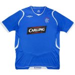 Primera Equipación Tailandia Camiseta Rangers Retro 2008 2009 Azul Primera Equipación Tailandia Camiseta Rangers Retro 2008 2009 Azul