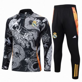 Sudadera De Training Real Madrid 2024/2025 Negro Gris 5