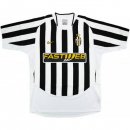 Primera Equipación Tailandia Camiseta Juventus Retro 2003 2004 Negro Blanco