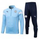 Sudadera De Training Manchester City 2022/2023 Azul