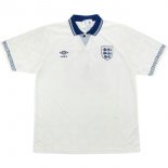 Primera Equipación Tailandia Camiseta Inglaterra Retro 1990 Blanco