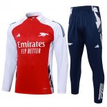 Sudadera De Training Arsenal 2024/2025 Rojo Blanco 3