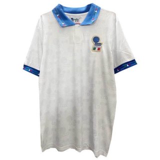 Segunda Equipación Tailandia Camiseta Italy Diadora Retro 1994 Blanco