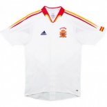 Segunda Equipación Tailandia Camiseta España Retro 2004 2006 Blanco