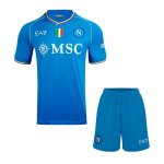 Camiseta Napoli Primera Equipación Niño 2023/2024 Camiseta Napoli Primera Equipación Niño 2023/2024