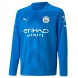 Tailandia Camiseta Manchester City Portero ML 2022/2023 Azul