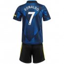 Tercera Equipación Camiseta Manchester United NO.7 Ronaldo Niño 2021/2022