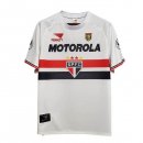 Primera Equipación Tailandia Camiseta São Paulo Retro 1999 2000 Blanco