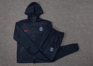 Chandal Con Capucha PSG 2021/2022 Azul Marino