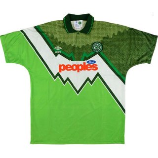 Primera Equipación Tailandia Camiseta Celtic Retro 1991 1992 Verde