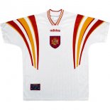 Tercera Equipación Tailandia Camiseta España Retro 1996 Blanco