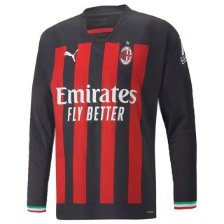 Tailandia Camiseta AC Milan Primera Equipación ML 2022/2023