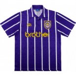 Segunda Equipación Tailandia Camiseta Manchester City Retro 1993 1994 Purpura