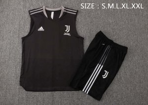 Camiseta Juventus Sin Mangas 2022 Negro Gris