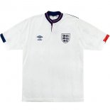 Primera Equipación Tailandia Camiseta Inglaterra Retro 1989 Blanco