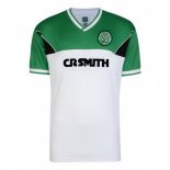 Segunda Equipación Tailandia Camiseta Celtic Retro 1985 1986 Verde Blanco